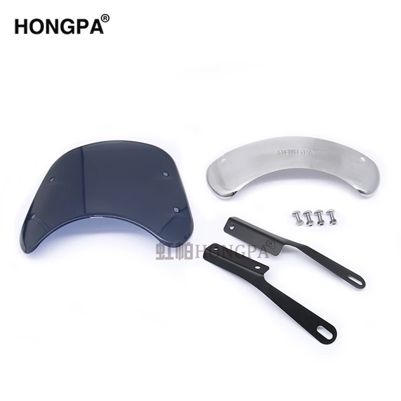 Мотоцикл лобовое стекло воздуха Регулируемый ветровое Ветер Дефлектор для 5-7