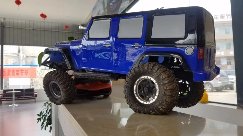 2 шт. 1/10 RC 313 мм Колесная база Jeep Wrangler Rubicon ПВХ корпус для Рок Гусеничный осевой SCX10 D90 TAMIYA CC01 hsp Monster truck