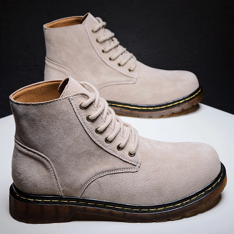 

Vintage Men Shoes Men Sneakers High Top Casual Man Shoes Hightop Quality Men's Mens Leather Official Comfortable Brand