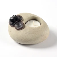 cement candle holder mold concrete tealight silicone mould diy oval craft home decorations