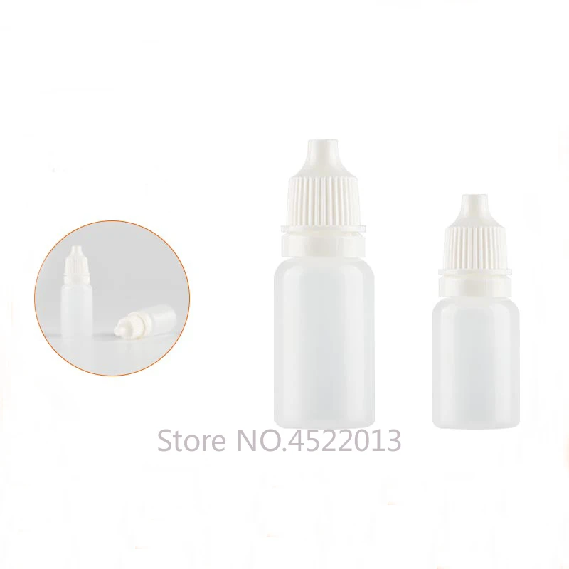 5 мл 10 200 шт. пустая белая ПП маленькая бутылка для эфирного масла портативный