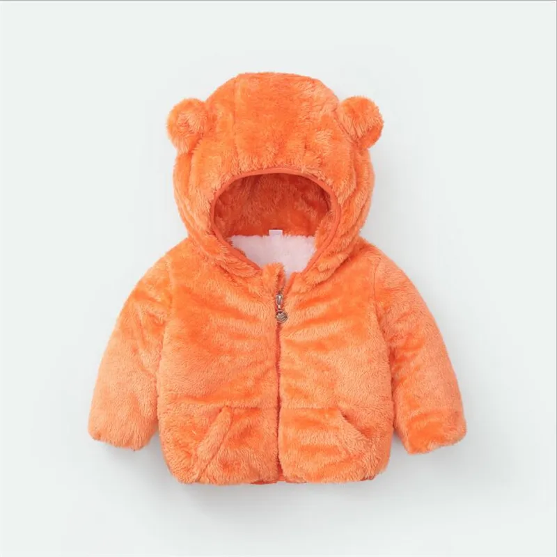 

Baby Girls Hoodie Coat Winter Spring Baby Boys Thicken Coat 2020 New Fashion Children Outerwear for Girl Infants Clothing