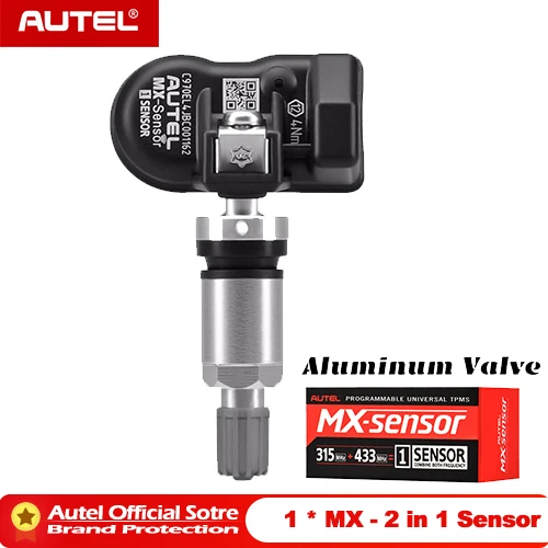 Новые autel MaxiTPMS PAD TPMS сенсор Программирование аксессуар устройства и autel 2 в 1 mx-сенсор 433 МГц 315 МГц Универсальный программист - Цвет: 1X 2 in1 aluminum ss