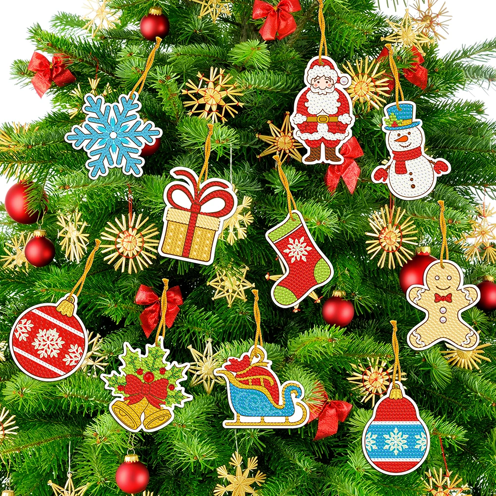 

DIY Christmas Tree Merry Christmas Decorations Art Mosaic Kit Cristmas Ornament Xmas Gifts Santa Claus New Year Tree Home Party