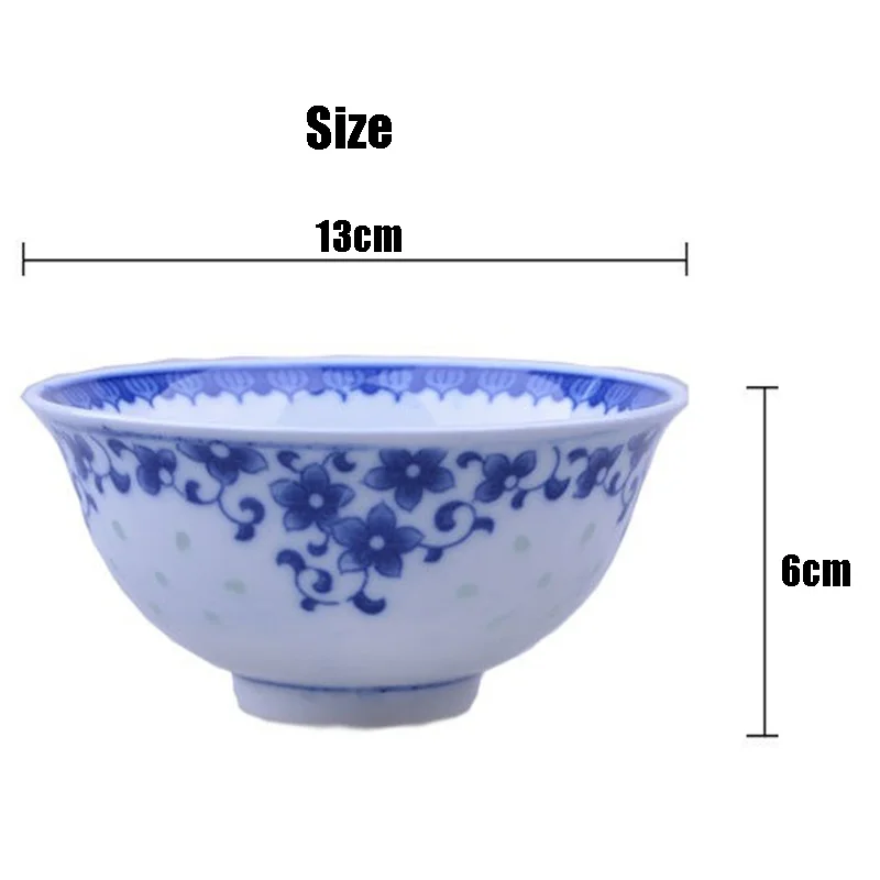 1 шт. Китай Керамика чаша белого и голубого цвета в китайском стиле для девочек