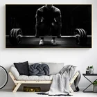 Плакат для тяжелой атлетики, постер для бодибилдинга, фитнеса, упражнений, настенный художественный плакат для рисования, плакаты и принты для украшения дома