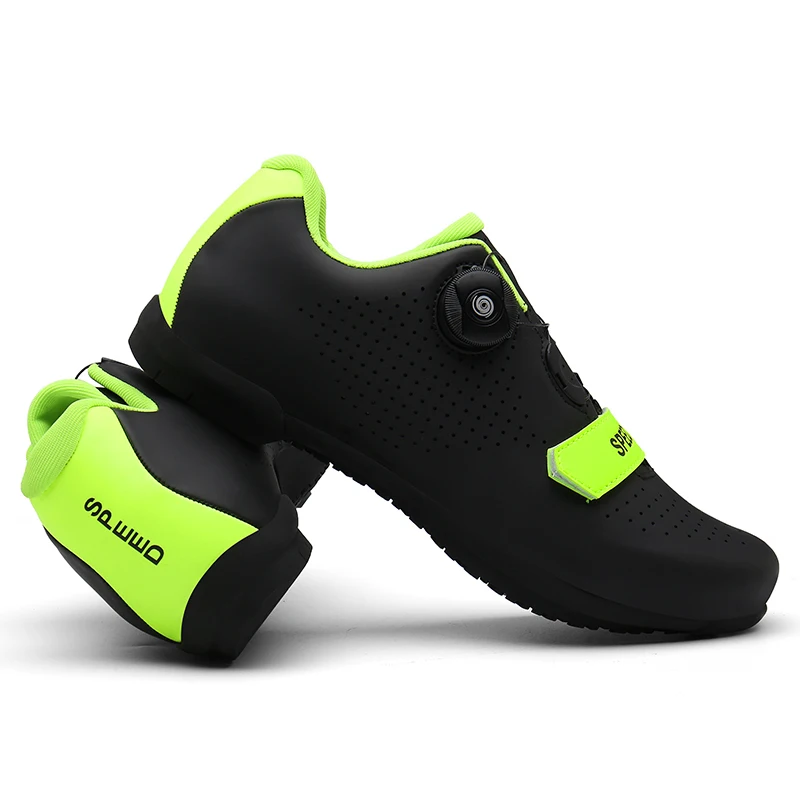Murah PAROXYSM 2020 Biru Sepatu Bersepeda Mtb Road Sepeda Pria Sneakers Wanita Mountain Bike Sepatu Bebas-Mengunci Leisure Olahraga Sepeda Sepatu