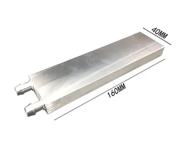 Auminum водяного охлаждения Блок 40x40x12 мм жидкостный охладитель водный радиатор для