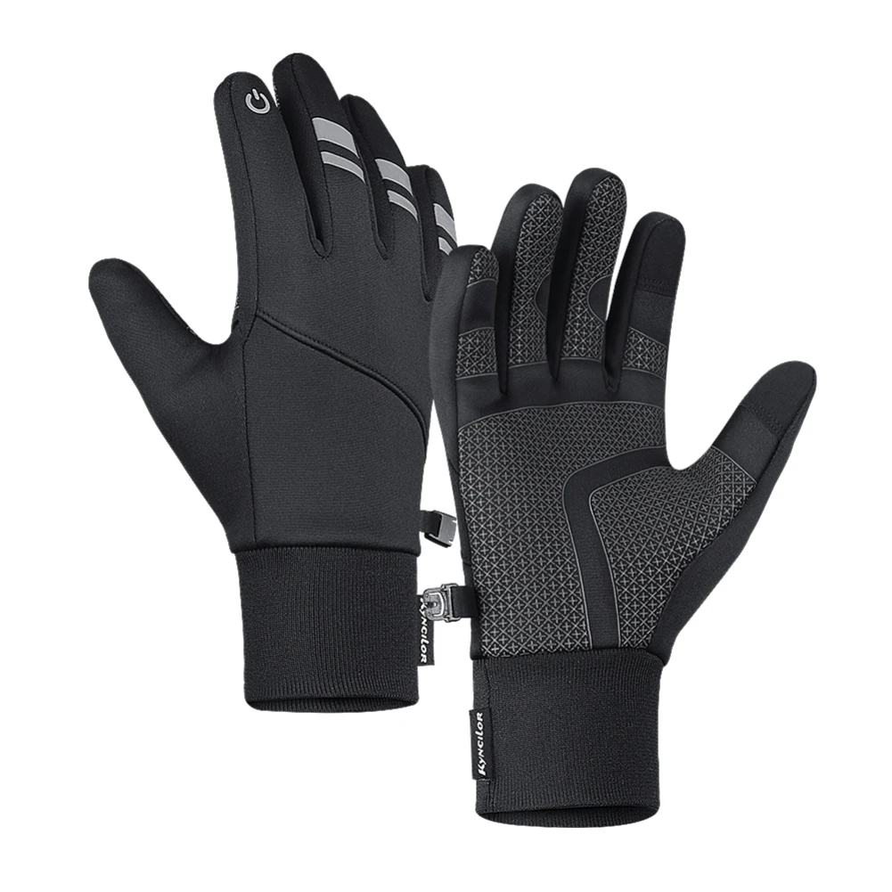 

Men Women Winter Windproof Gloves Thermal Warm Sports Gloves Anti Slip Touch Screen Ski Cycling Gloves Reflective Snow Mittens