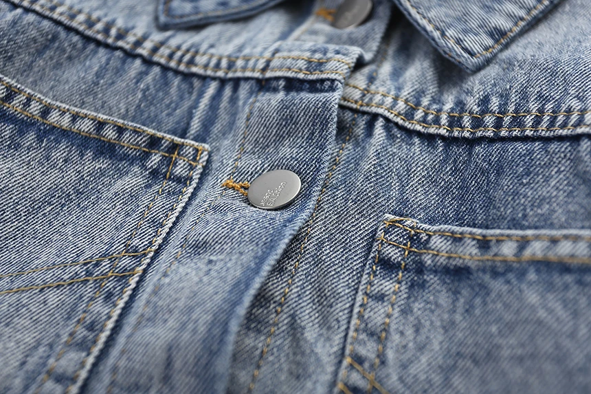 Girls Fashion Tassel Denim Jacket With Big Pockets Spring Autumn Kids Wholesale Lots Bulk Clothes Toddler Girl Cotton Jeans Coat | Детская