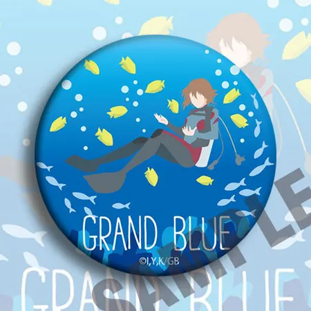 

5pcs/1lot Anime Grand Blue Iori Kitahara Chisa Kotegawa Nanaka Kotegawa Figure 5021 Badges Round Brooch Pin Gifts Kids Toy