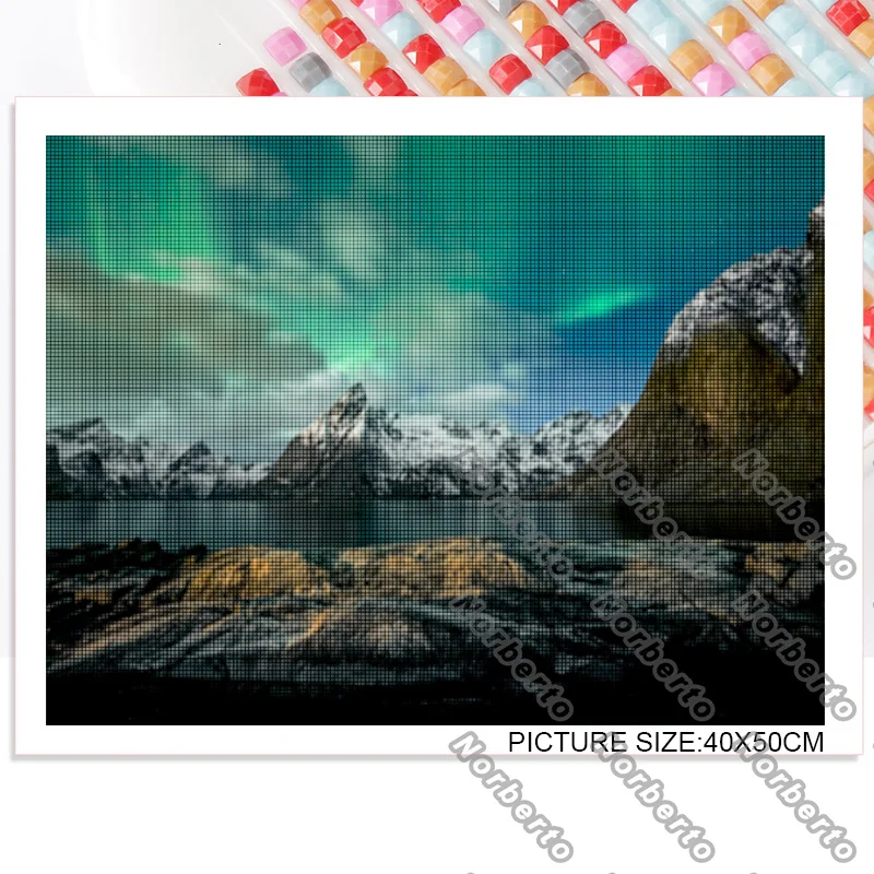 

Diy Diamond Pictures Decoration Splendid Natural Landscape Around The Whole World Square or Round Diamond Home Wall Decoration