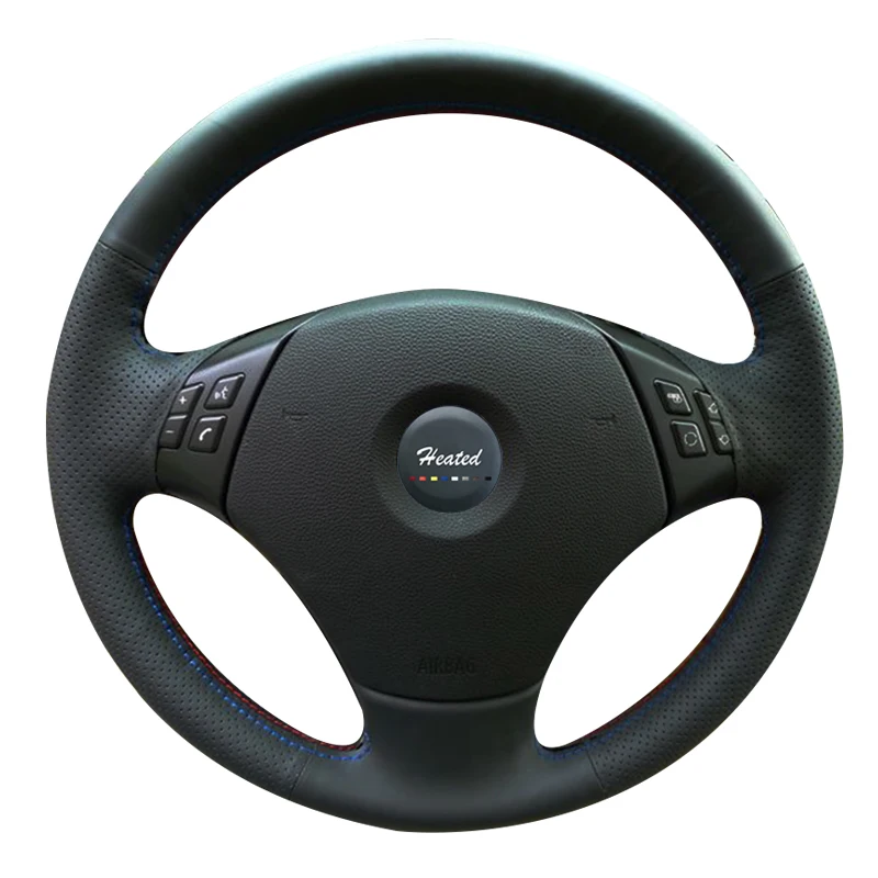 Оплетка на руль для BMW E90 320 318i 320i 325i 330i 320d X1 328xi 2007|diy steering wheel cover|steering coverwheel cover |