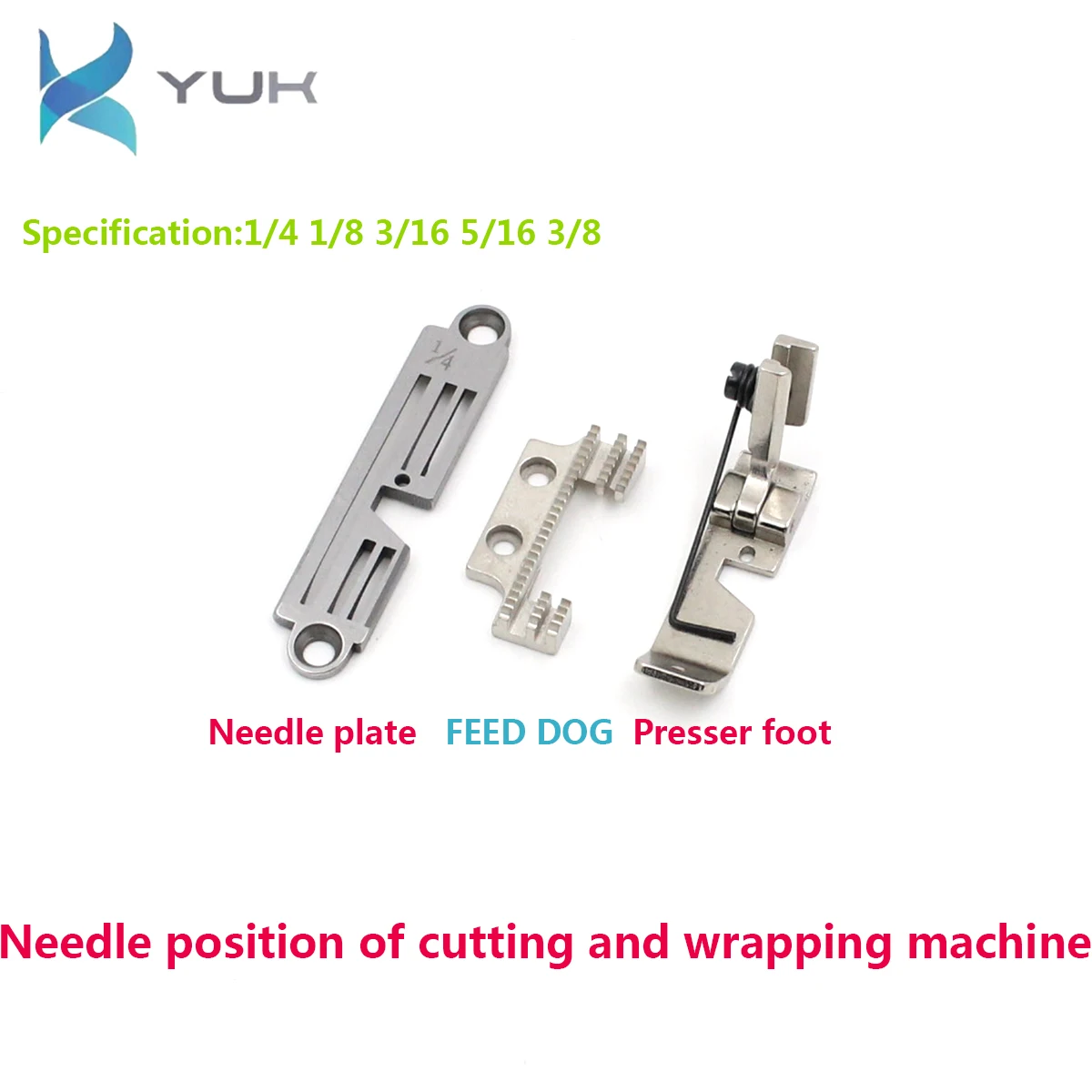 

1PCCutting And Wrapping Machine Needle Board Tooth Presser Needle Position Group Knife Edging Machine Sewing Machine Accessories