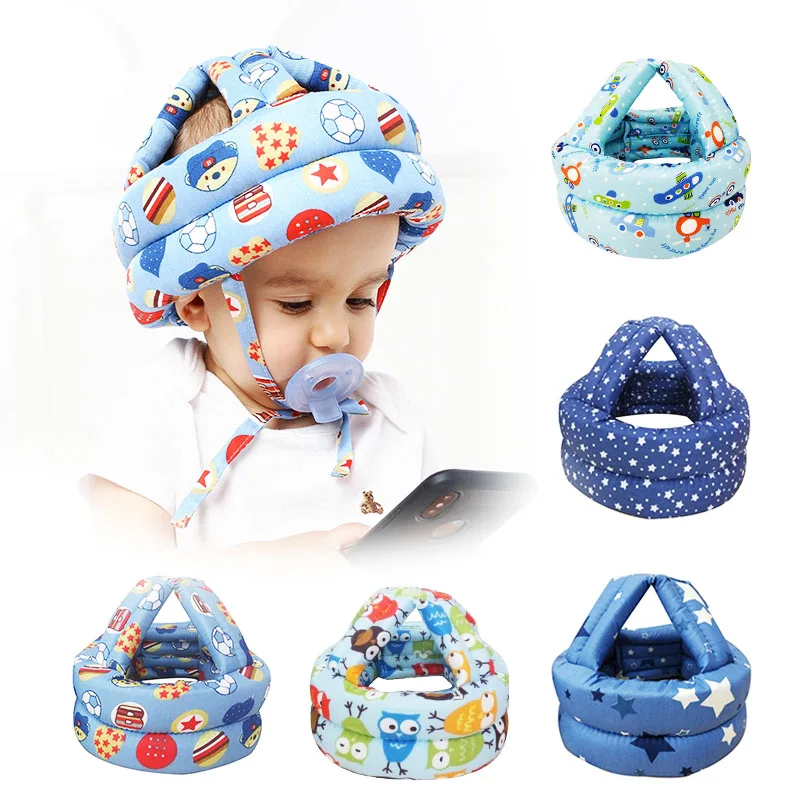 

Toddler Infant Safety Helmet Baby Hat Helmets Learn to Walk Hat Baby Protective Play Helmet Soft Comfortable Harnesses Cap