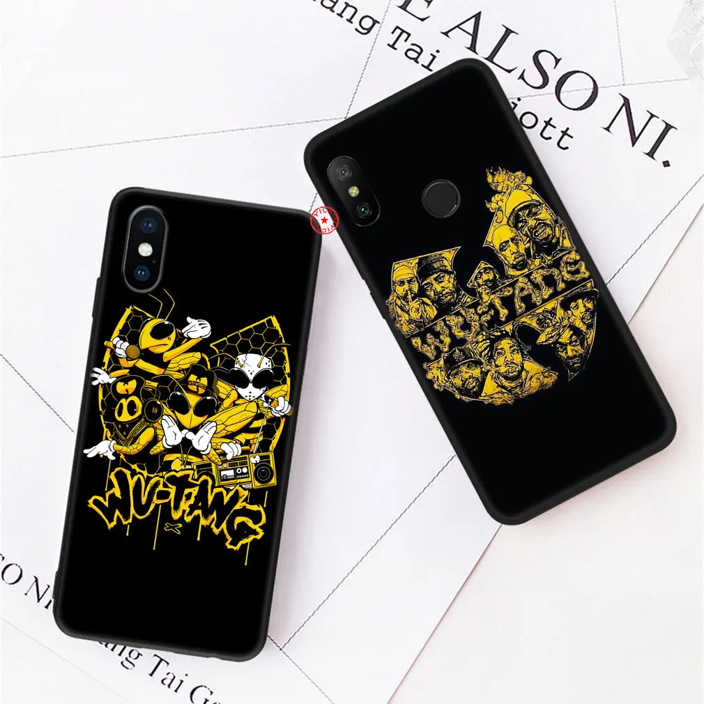 Мягкий силиконовый чехол IL59 WuTang для Xiaomi MAX 3 Mix 2S F1 Redmi Note 9S 9 Pro Max 5 5A Prime 6 7 8 8T 4X |