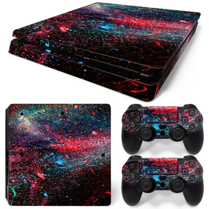 Наклейка для PS4 Slim Skin консоли PlayStation 4 и контроллеров Gamepad|Наклейки| |