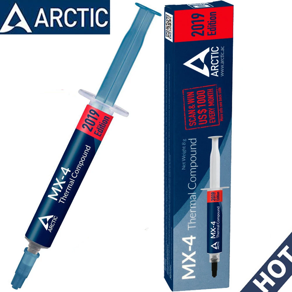 ARCTIC Silicone MX-4 MX-2 термопаста проводящая смазка штукатурка для радиатора для cpu GPU светодиодный чипсет охлаждения ноутбука
