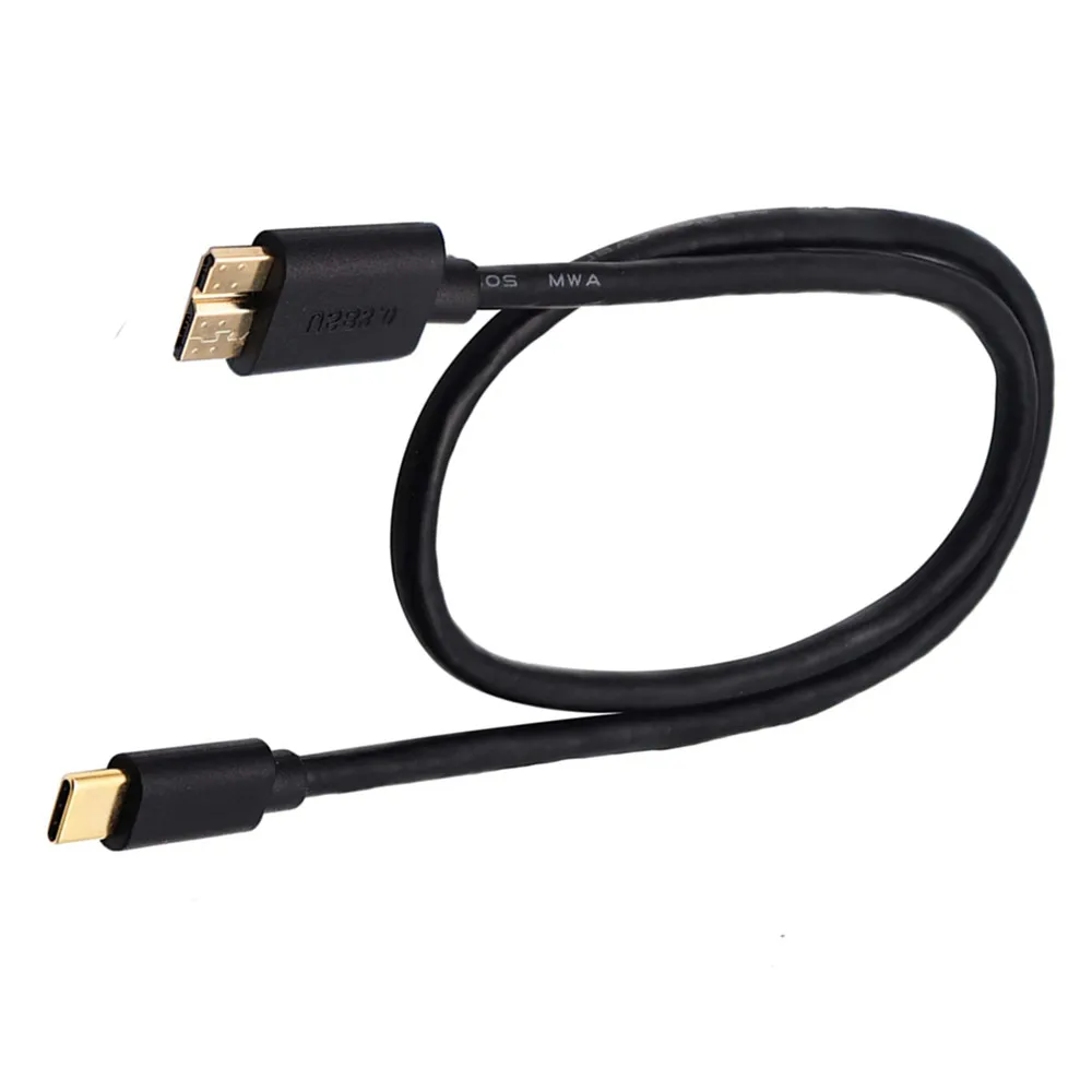 Кабель USB 3 0 Type-C папа-Micro-B папа Gen1 совместимый с MacBook (Pro) внешним жестким драйвером