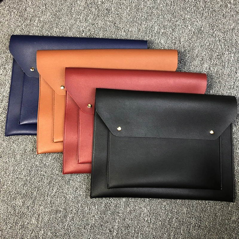 

Korean Pu Leather Tablet Sleeve Bag for Ipad Air 2 3 Case Pro 9.7 10.5 11 13 Cover Tablet Case Pouch A4 Document Bag Briefcase