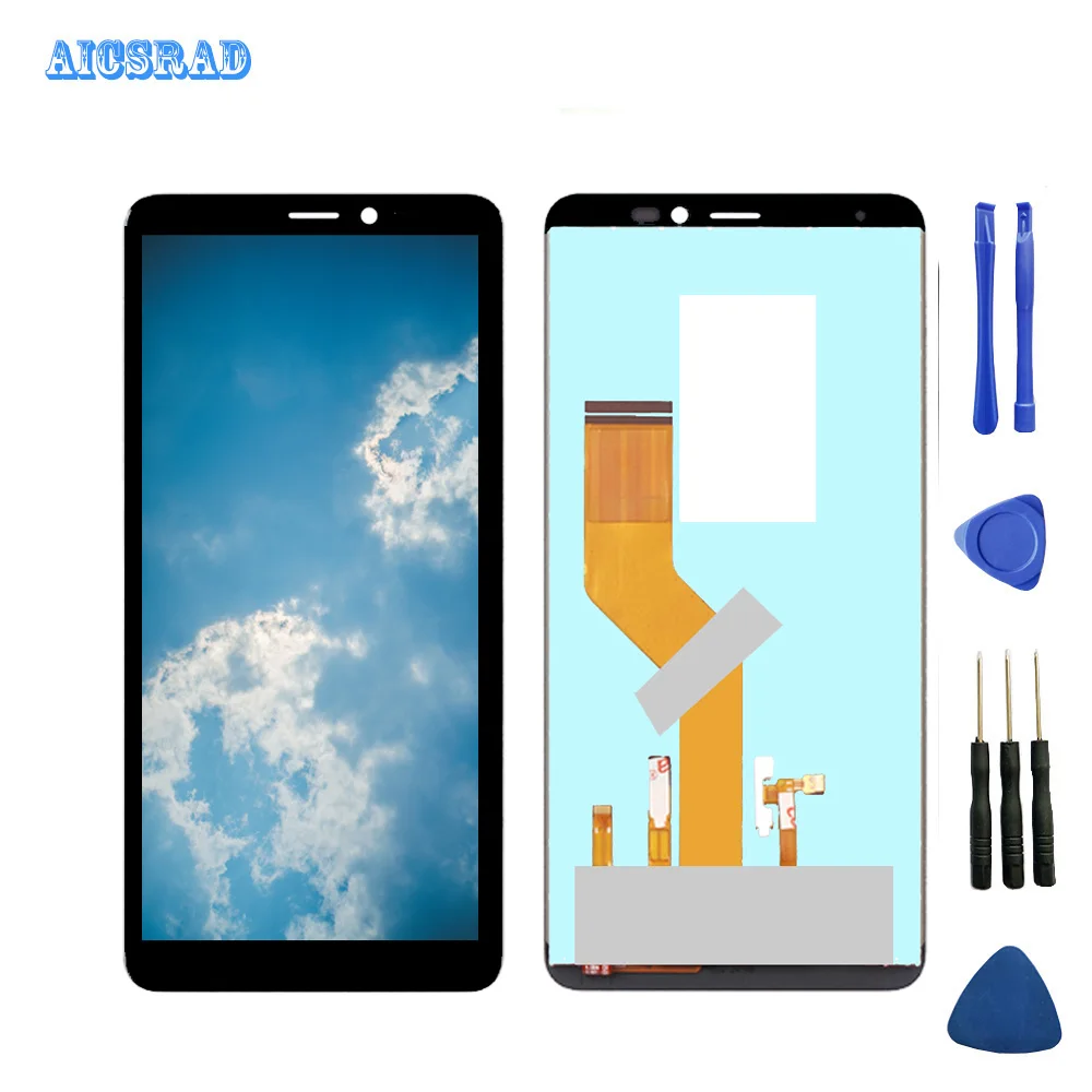 AICSRAD для Wiko y60 ЖК дисплей сенсорный экран дигитайзер сборка Запчасти Y 60 смартфон +