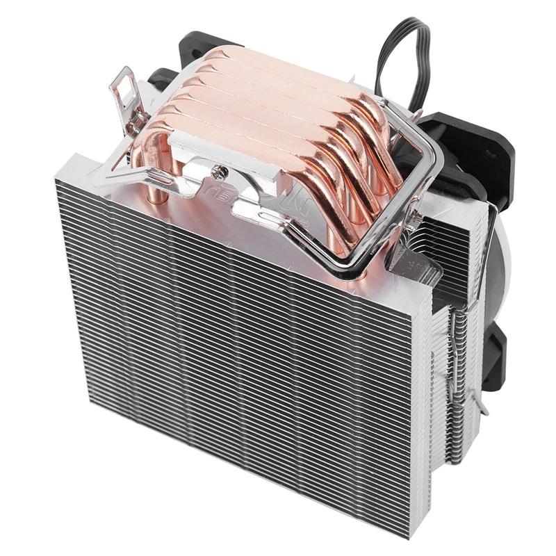 Кулер для процессора с изображением снеговика 4PIN 6 тепловых труб один RGB