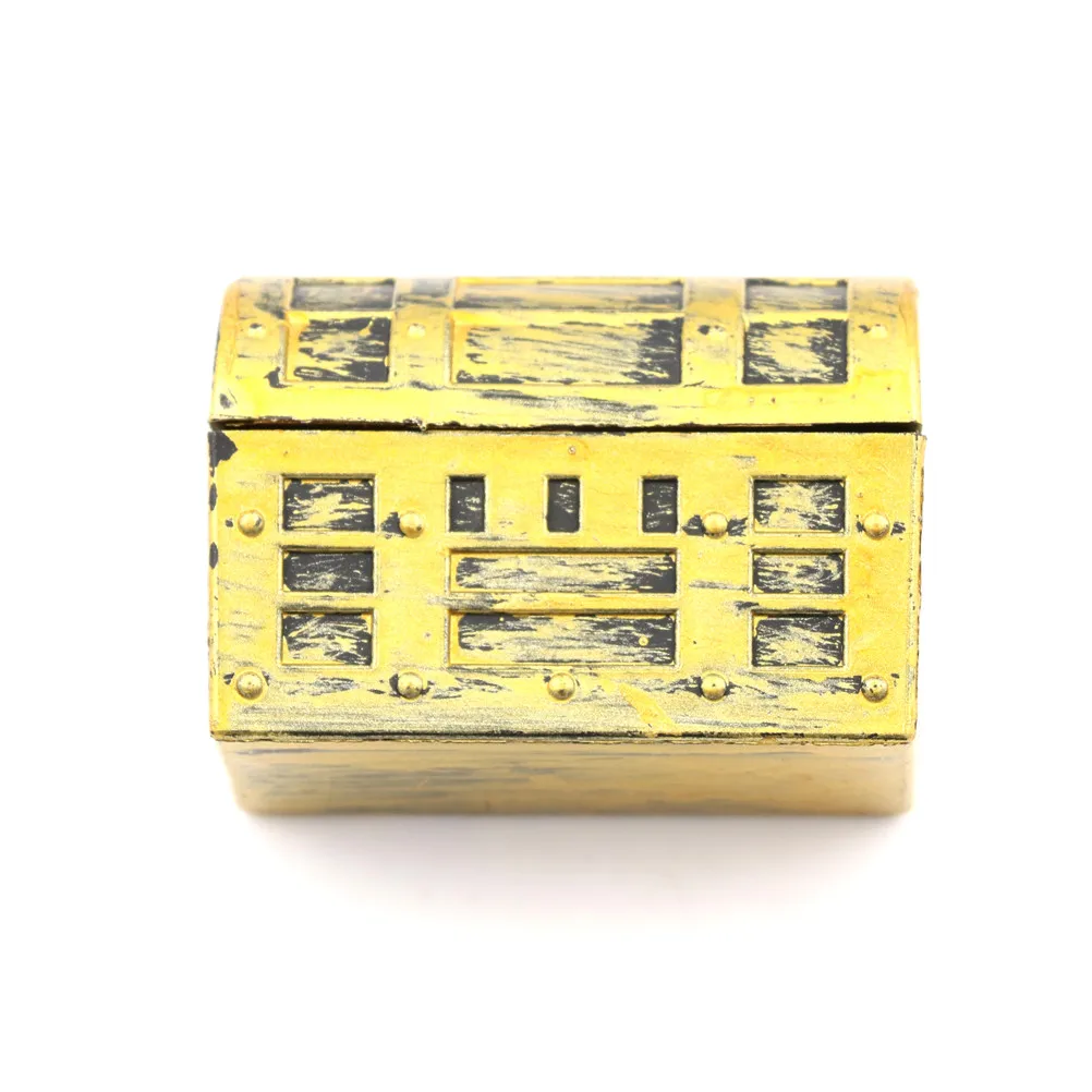 Retro Small Plastic Storage Box Miniature Treasure Pirate Jewelry Decorative Trinket Pearl Case |