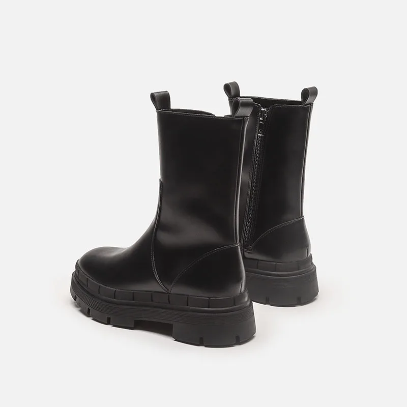 Новинка 2022 женская обувь ботильоны на платформе ламинированные ботинки цвета