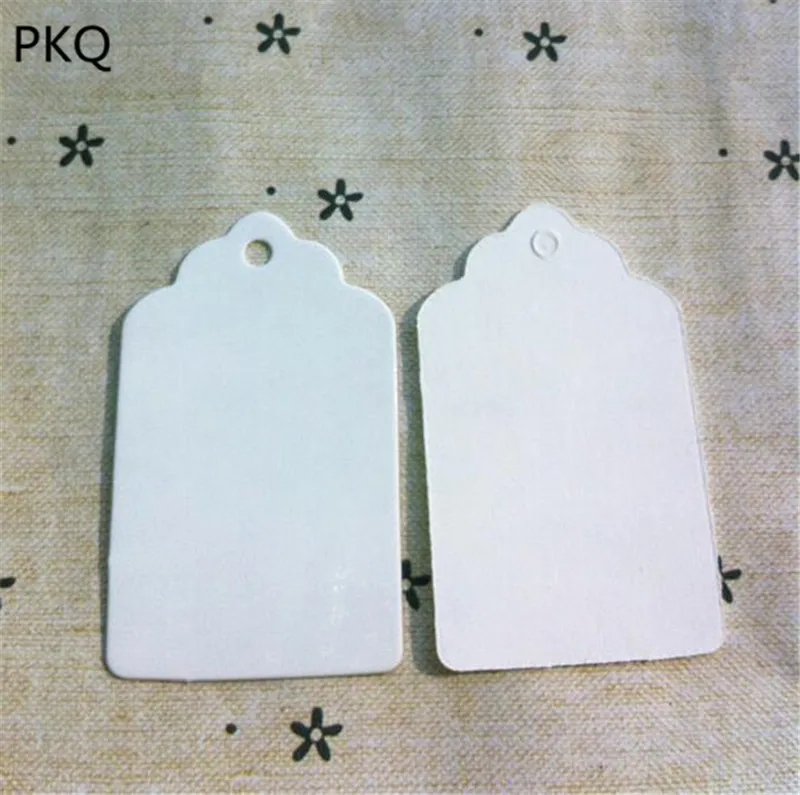 Белые бумажные бирки крафт бумага бирка головная этикетка фестиваль заметка DIY