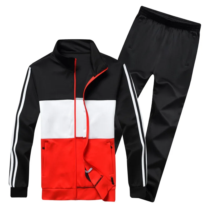 Мужской комплект спортивной одежды брендовый мужской спортивный костюм