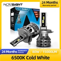 novsight h4 led lights 6500k 15000lm 80w h7 h11 h1 h13 9005 9006 h3 9007 car lamps fog llights for bulbs replace super bright