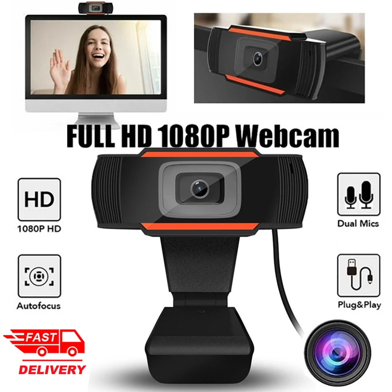 Willkey HD 1080P ПК веб-камера USB 2 0 Компьютерная камера видеозапись с микрофоном для
