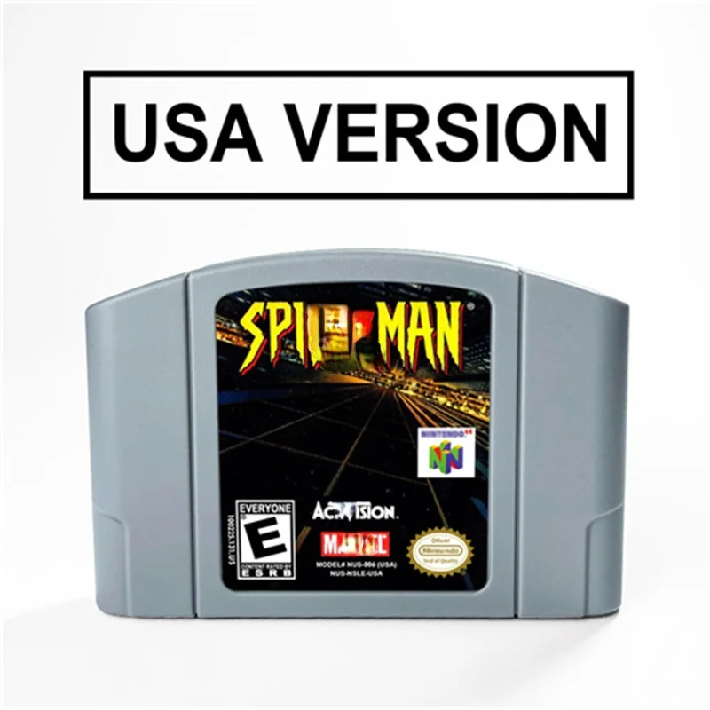 

Spiders Game Mens For 64 Bit Video Game Cartridge USA Version NTSC