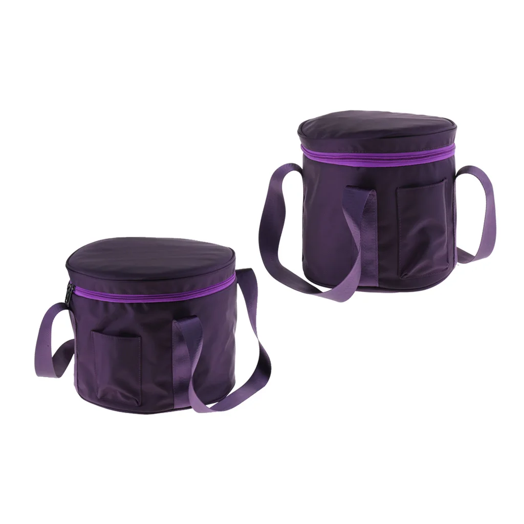 

8/11inch Crystal Singing Bowl Carry Case Travelling Thicken Bag Carrier Purple