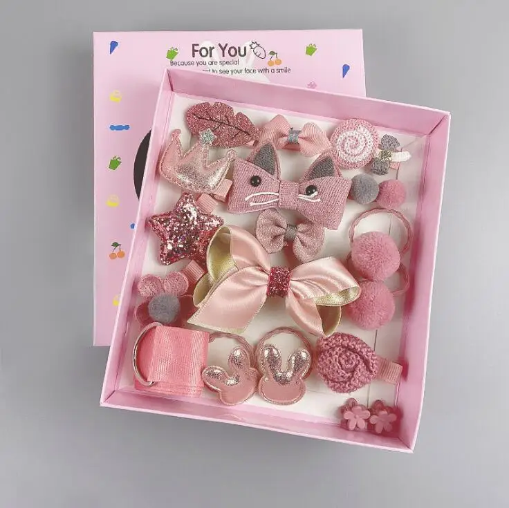 

baby hair accessories baby hair bows Hairpins baby hair flower headband ties headwear Girls Headdress 18PCS/LOT