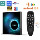 Умный ТВ-набор t95 h616 на android, 4g64g, 2,4 ГГц, Wi-Fi, android 10,0, поддержка 6k, 3d youtube, google play
