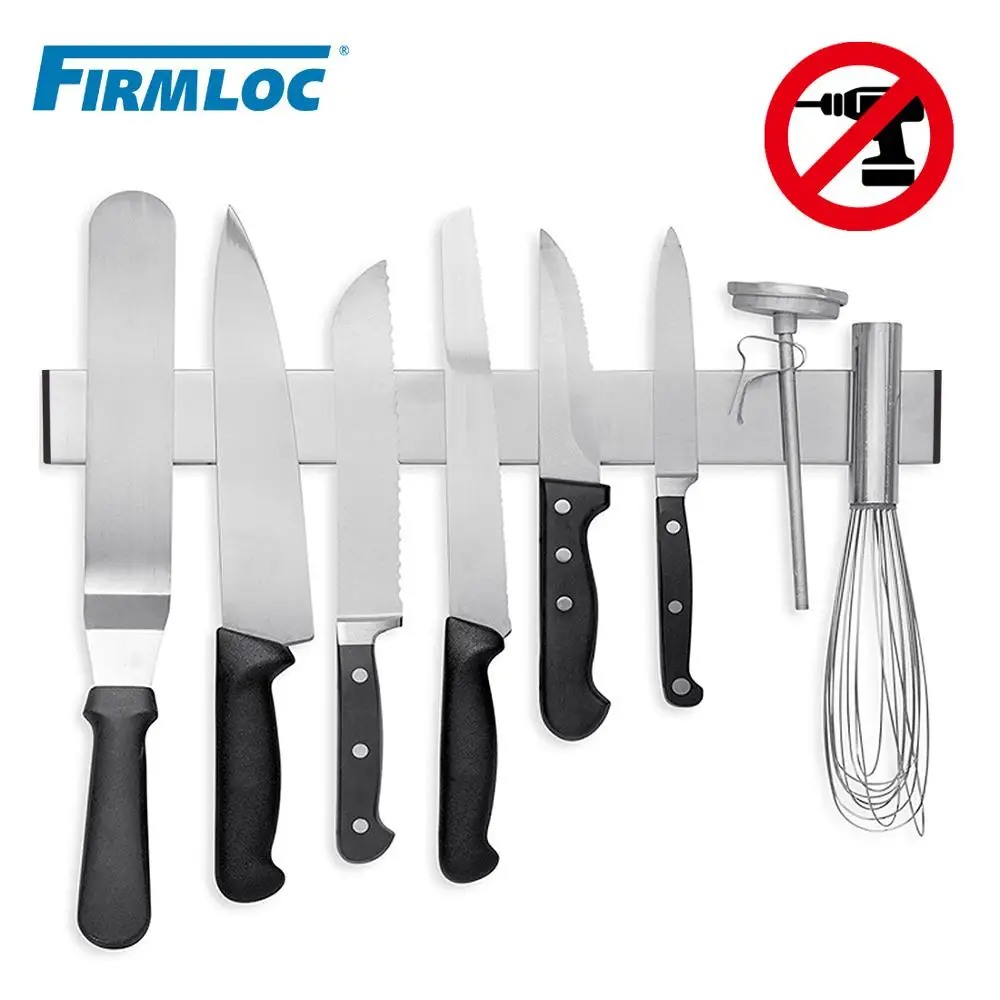Firmloc 16 дюймов магнитный держатель для ножей из нержавеющей стали полоса