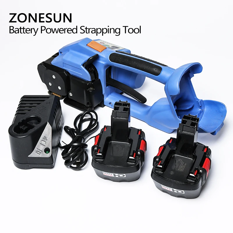 ZONESUN Strapping Machine ORT-200 Battery Powered Electric Pet Strap Packing Tool Plastic | Бытовая техника