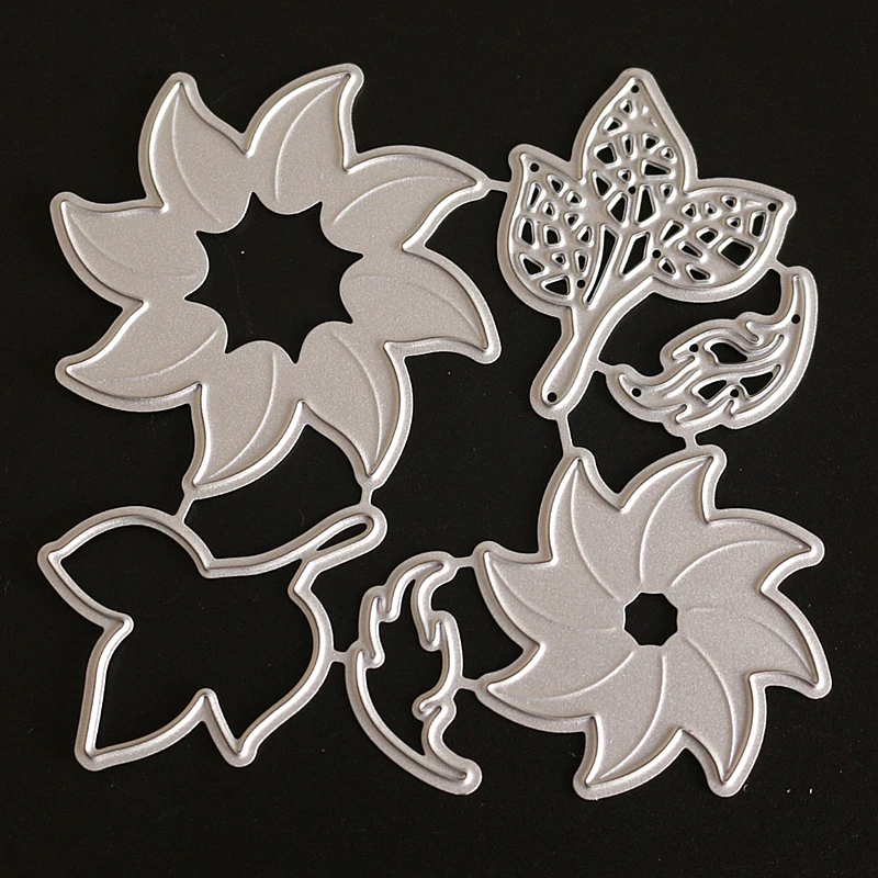 

YINISE Metal Cutting Dies PUNCH CUT Flower For Scrapbooking Stencils DIY Album Cards Decoration Embossing Craft Die Cuts Tools