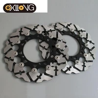 motorcycle front floating disc brake rotor brake pad disc rotors for yamaha yzf600 r6 2007 2012 yzf1000 r1 07 13