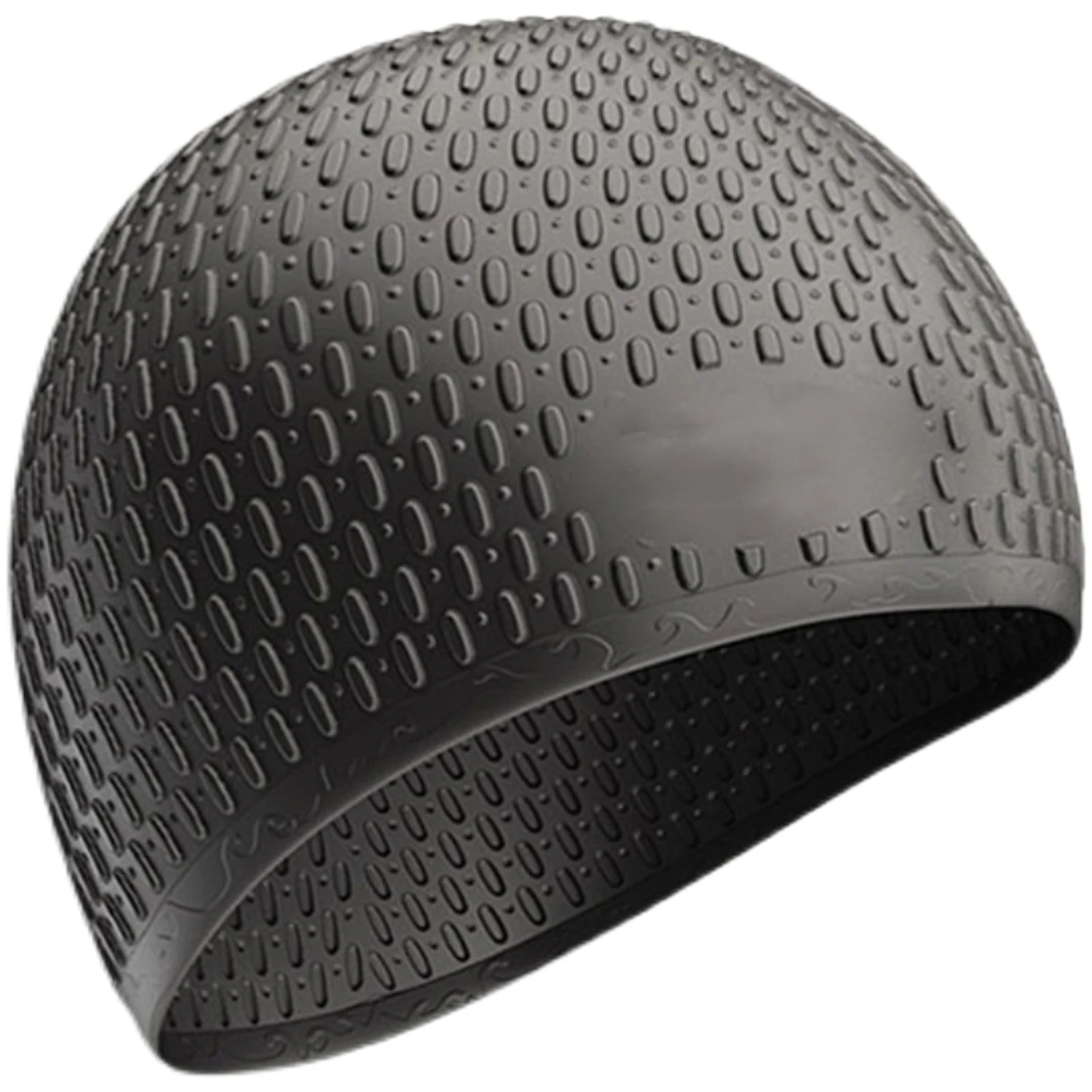 

Silicone Swimming Cap Waterproof Swimming Water Drop Cap Anti-Slip Long Hair Ear Protect Swimming Cap For Adult Men And Women