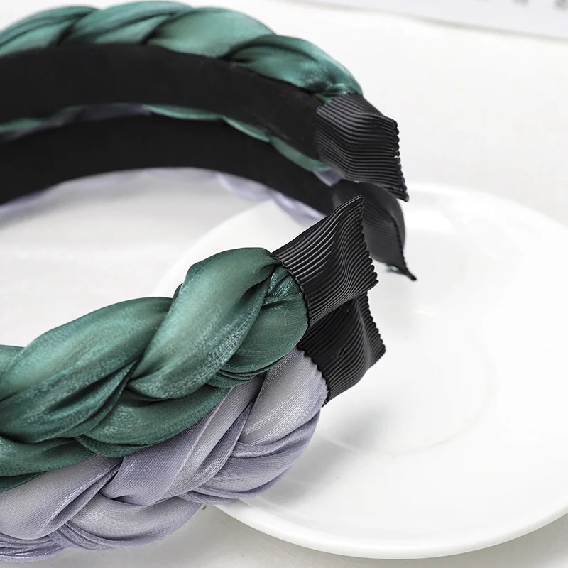 

Hair Braid Shape Women Girl Hairband Fashion Sponge Headband For Lady Turban Simple Hair Hoop Girls Hair Accessories Headwear