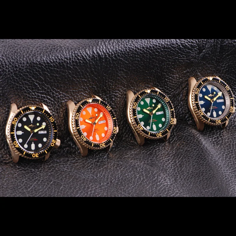 Мужские дайвинга наручные часы мужские автоматические HEIMDALLR роскошные брендовые