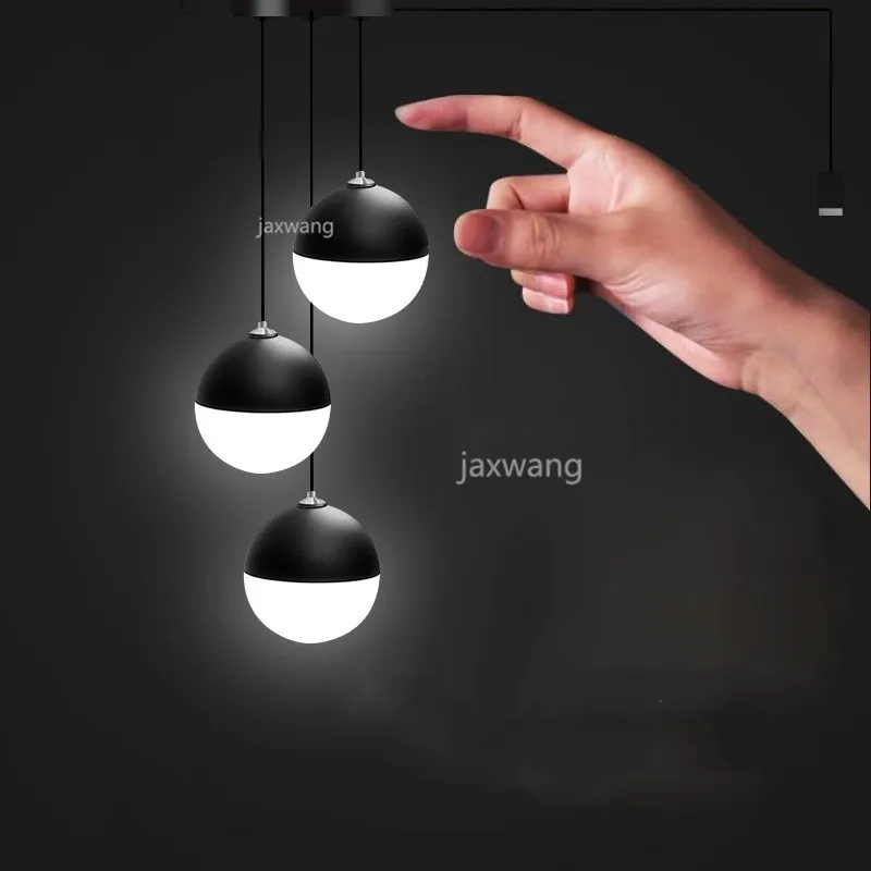 USB сенсорный светильник светодиодный шар подвесной шкаф лампа Ночной для чтения