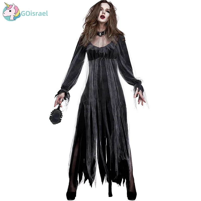 Хэллоуин костюм новый ужас призрак Невеста Зомби бар Вечеринка сцена вампир