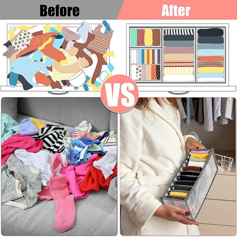 

1 Set Sock Drawer Organizer Divider Case Resin Mold Storage Box Silicone Mould