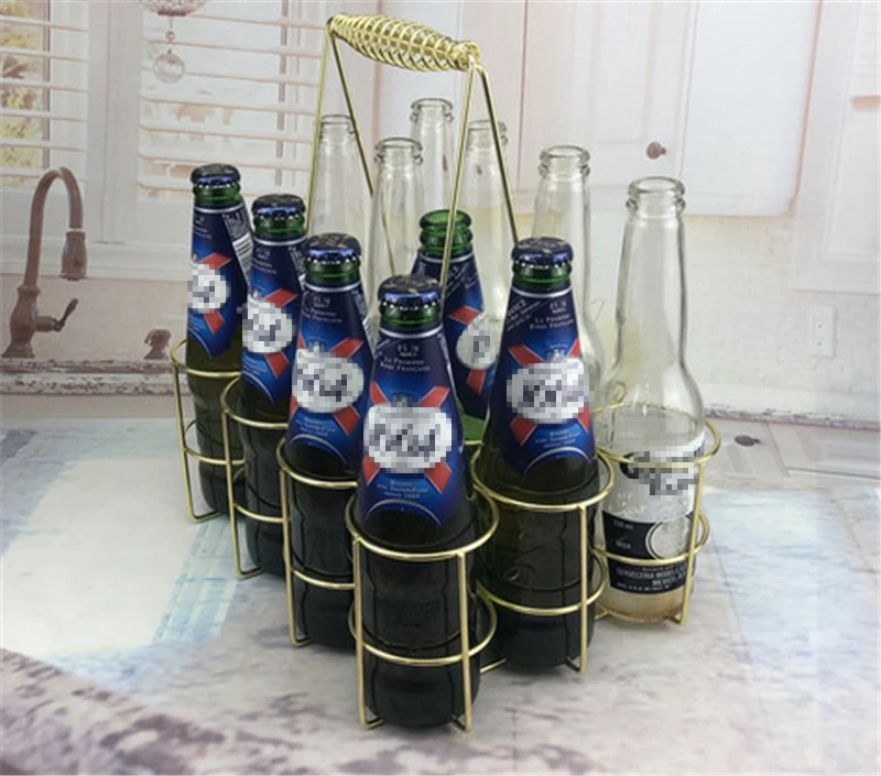 6 или 12 бутылок из нержавеющей стали держатель для пива вечерние стойки пивных