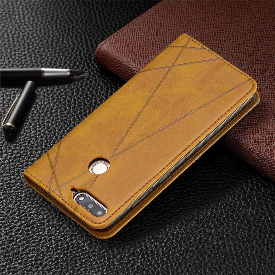 Книжка чехол на для huawei Honor 7A 7A Pro AUM-L29 Honor7A Pro Хуавей Хонор 7a 7c про Кожаный чехол-книжка с магнитным бумажником для Honor 7C Pro LND-L29 Honor7C Pro