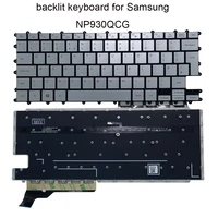 uk gb backlight keyboard for samsung galaxy book flex np930qcg k02cn nt930qcg laptop computers replacement keyboards silver new