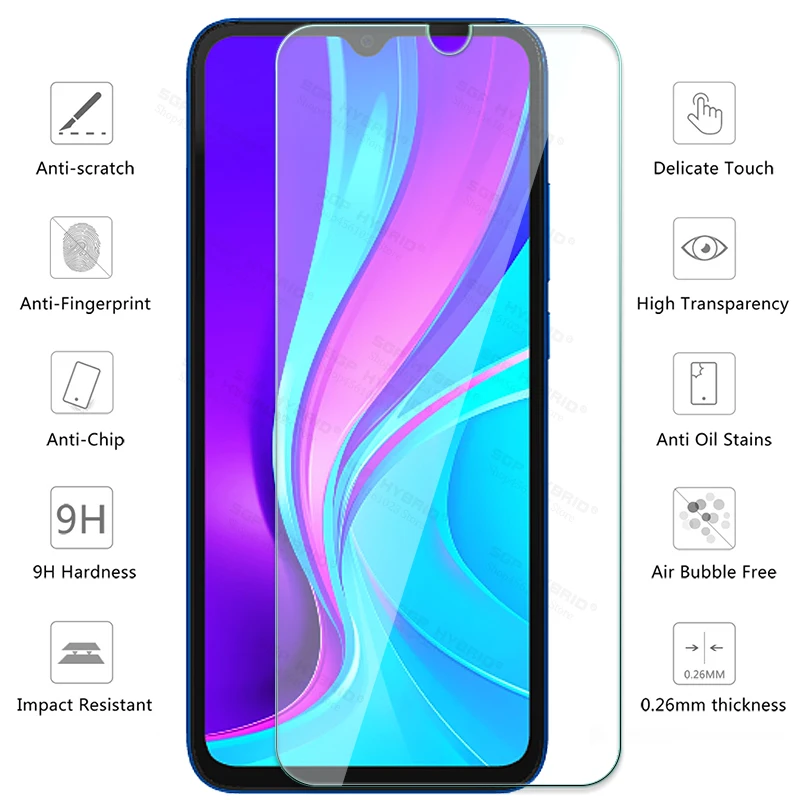 Защитное стекло для Xiaomi Redmi 9C 2 листа защита экрана NFC Mi 9c 9 c c9 redmi9c nfc экран 6 53 дюйма |